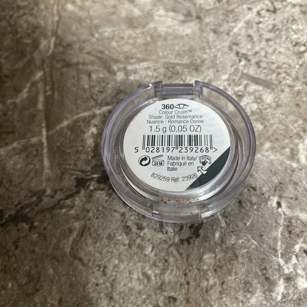 THE BODY SHOP Colour Crush Eyeshadow GOLD ROSEMANCE 0.05‎ oz 1.5 g NEW Rare HTF